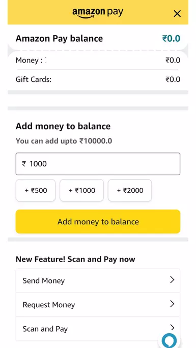 Buy paytm gift card cheap using amazon pay balance